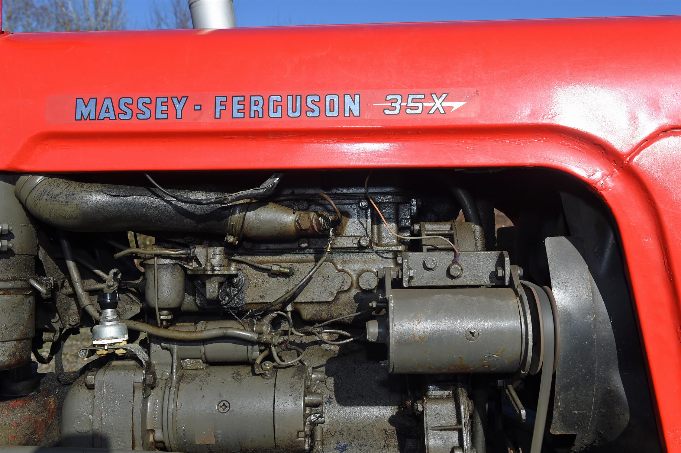 1964 Massey Ferguson 35X Diesel Tractor. Registration number: AFX 79B. Recently fully refurbished - Image 13 of 18