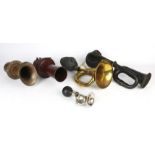 Collection of Nine Vintage Horns - To include Klaxon 12v No.7762, No.29509 and No.