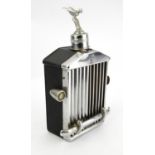 Rolls Royce - Vintage Musical Decanter in the form of a chromed Rolls Royce radiator grille with