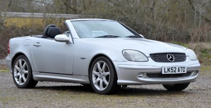 2002 Mercedes Benz SLK200 Special Edition Kompressor. Registration number: LK52 ATO.