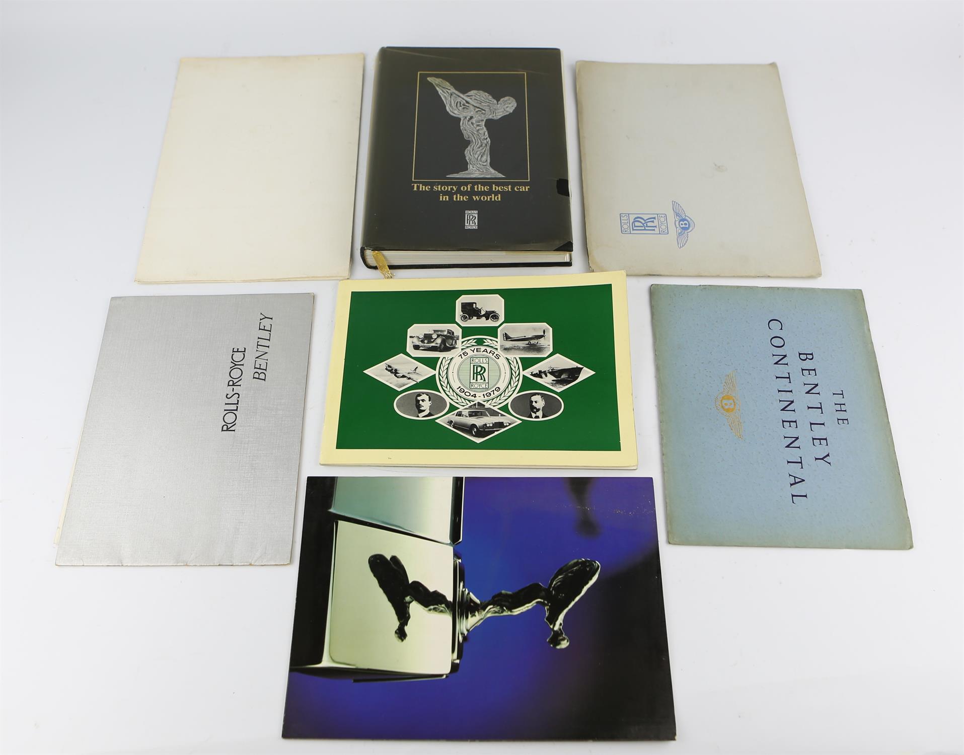 Collection of Rolls Royce items - To include various pin badges, 'The Story of the best car in the - Image 2 of 3