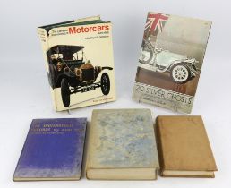 Collection of vintage motoring books - The History of Brooklands Motor Course, 20 Silver Ghosts