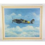 Geoff Shaw, Focke - Wolf FW 190 A-4, of 9/ JG2 " Richthofen " 1943, oil on board,