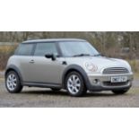 2007 Mini Cooper 1.6 petrol 6 speed manual. Registration number: OW07 CVV. Mileage: 112,422.