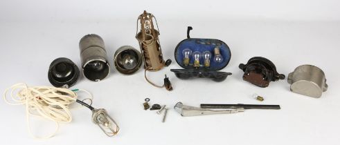 Collection of Vintage items - To include Joseph Lucas Spare Bulb Holder Tin (No 17C),