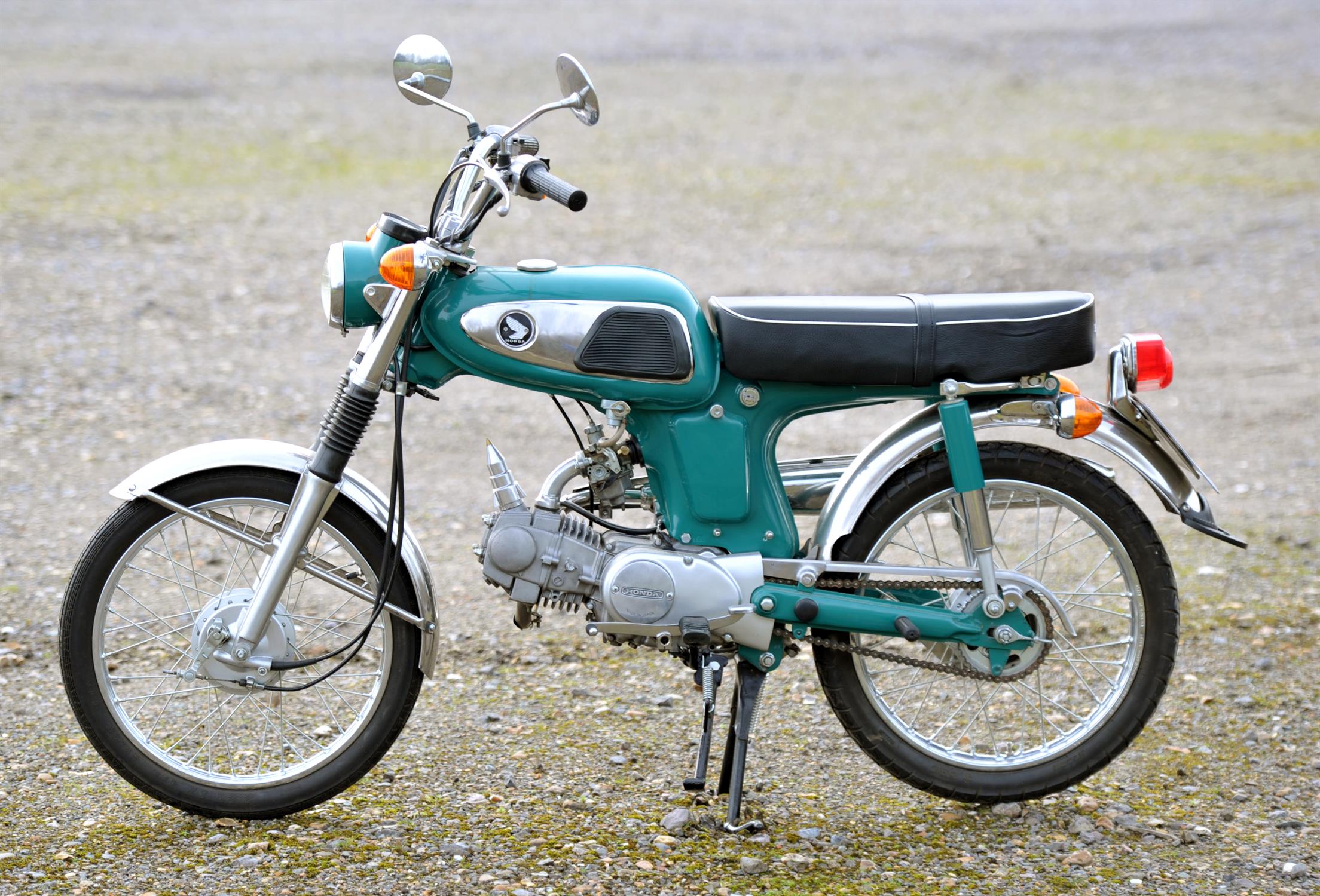 1969 Honda SS50 4 Speed. Registration number: BHY 973H. This Honda SS50 was restored in 2020 prior - Image 2 of 9