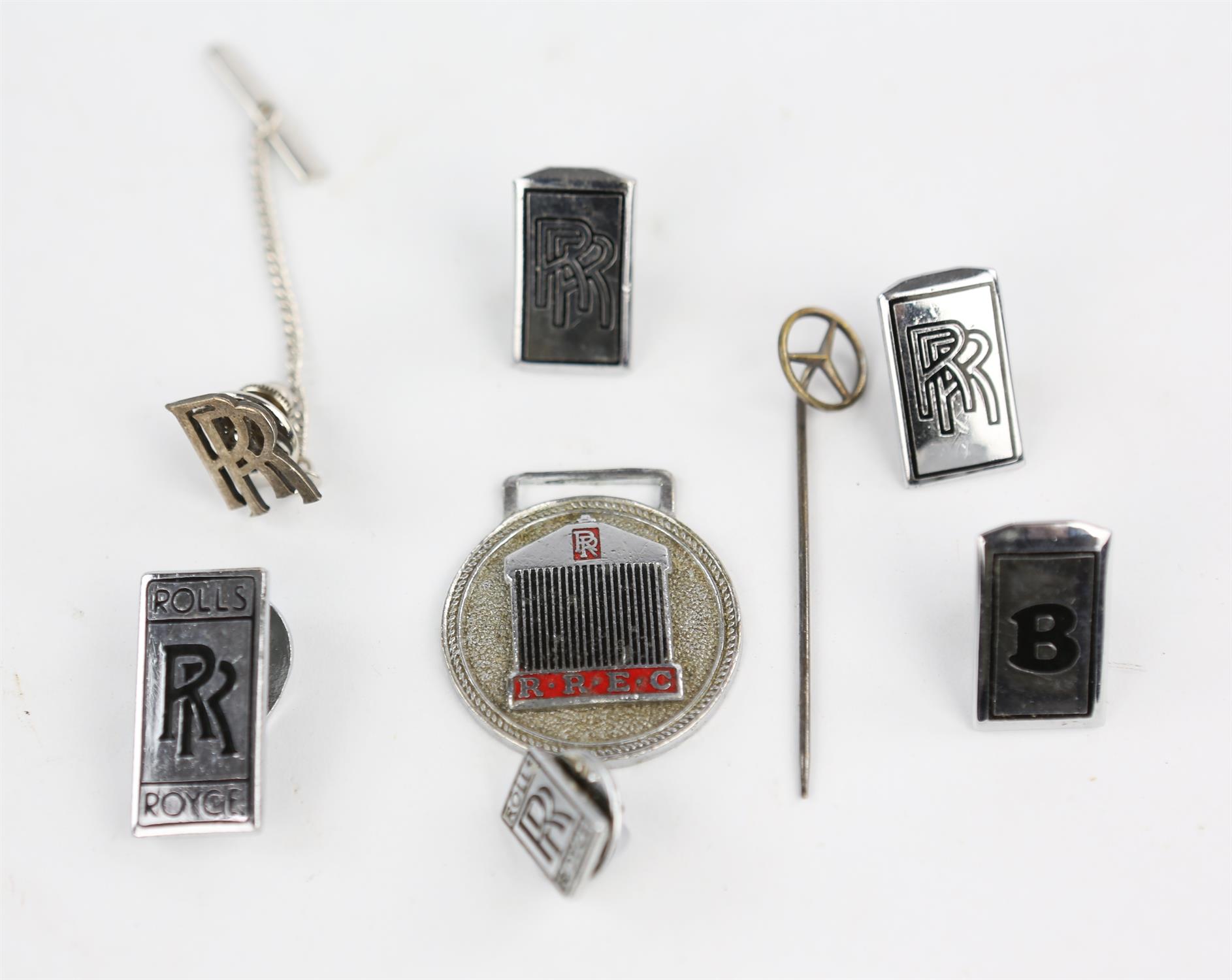 Collection of Rolls Royce items - To include various pin badges, 'The Story of the best car in the - Image 3 of 3