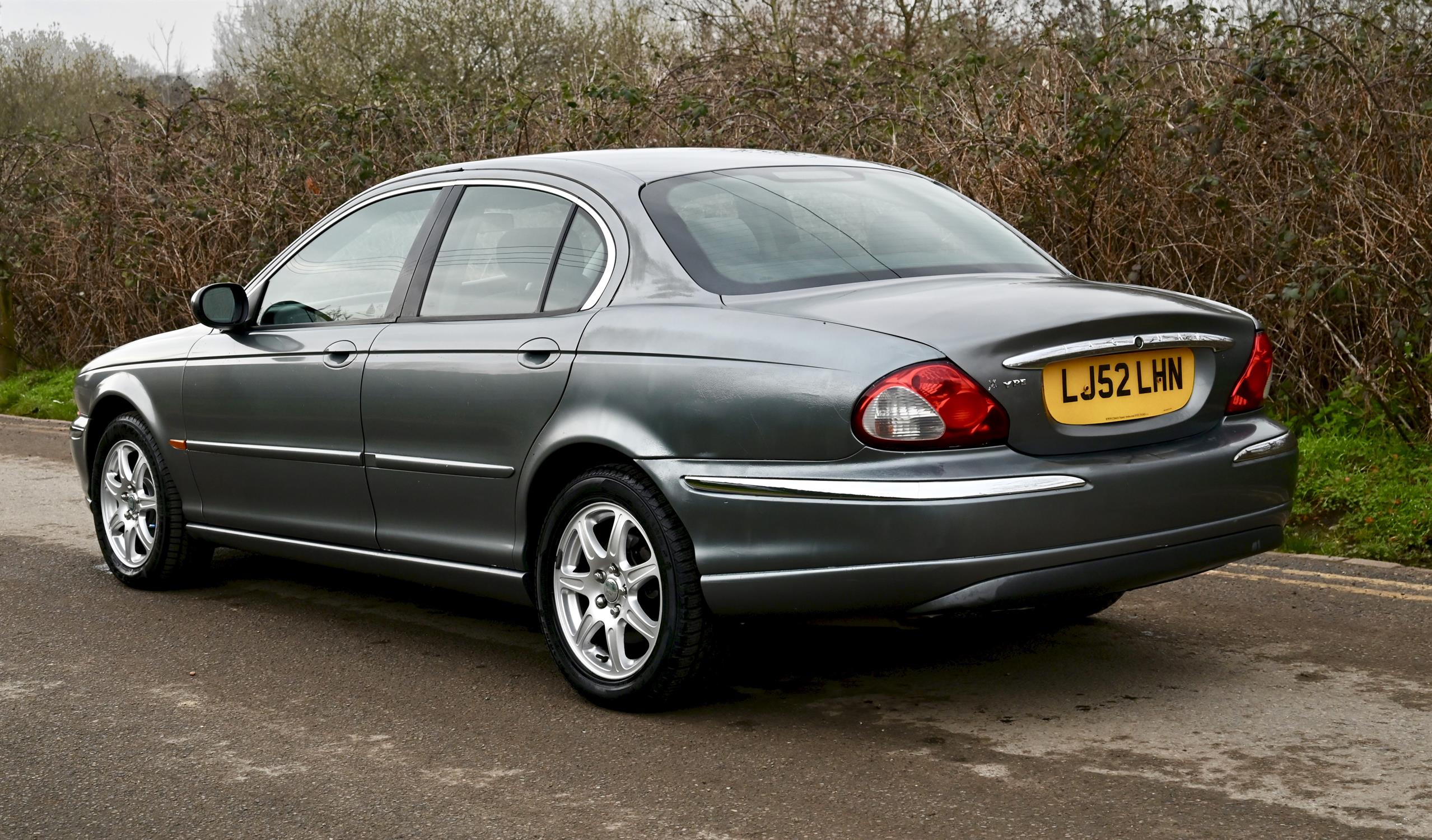2002 Jaguar X-Type V6 Saloon. Registration number: LJ52 LHN Mileage: 94,400. Gunmetal Metallic - Image 3 of 9