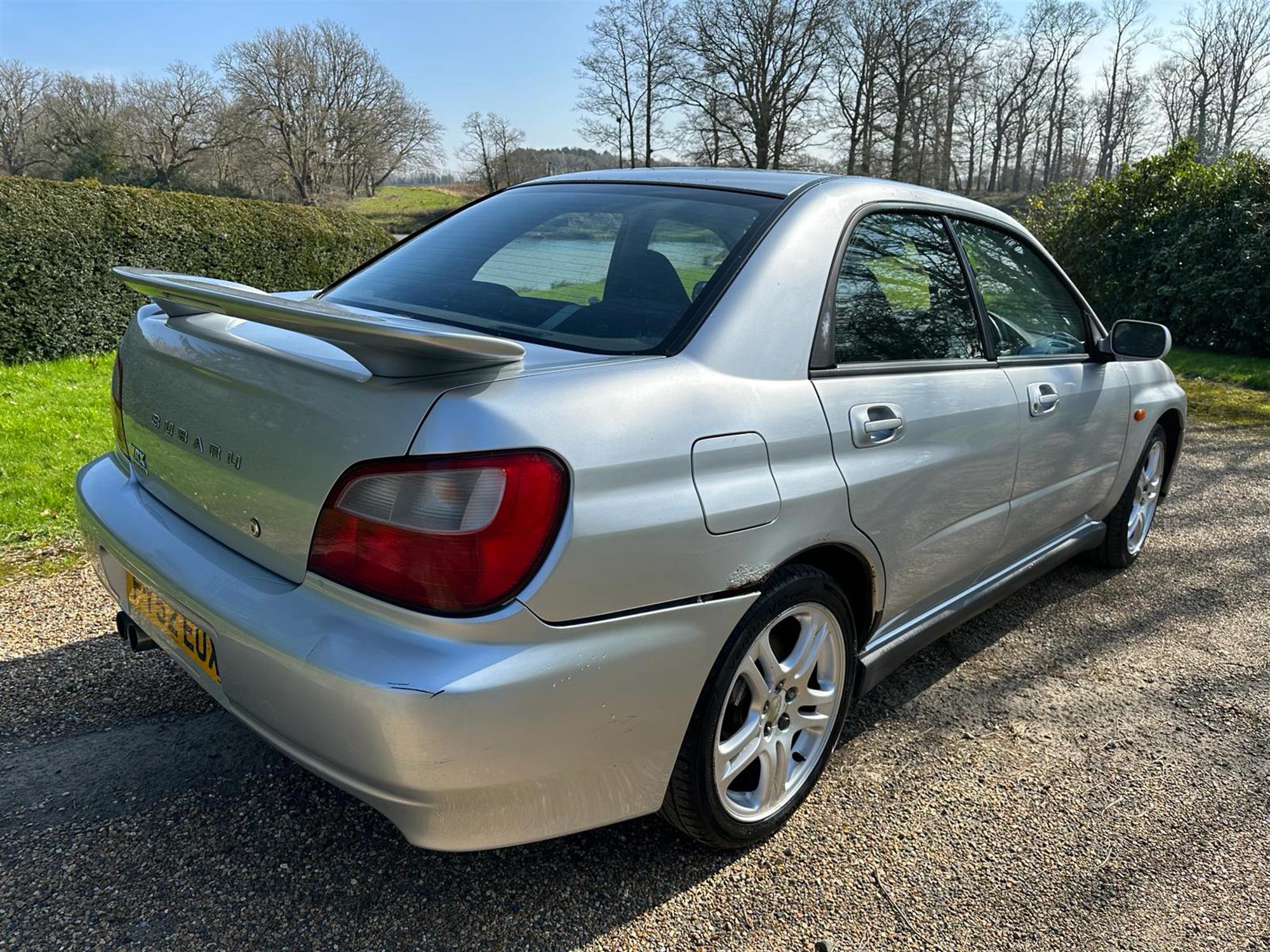 2002 Subaru Impreza 2.0 WRX AWD Turbo 4-dr Saloon. Registration: FY52 EUX. Finished in Silver. - Image 4 of 16