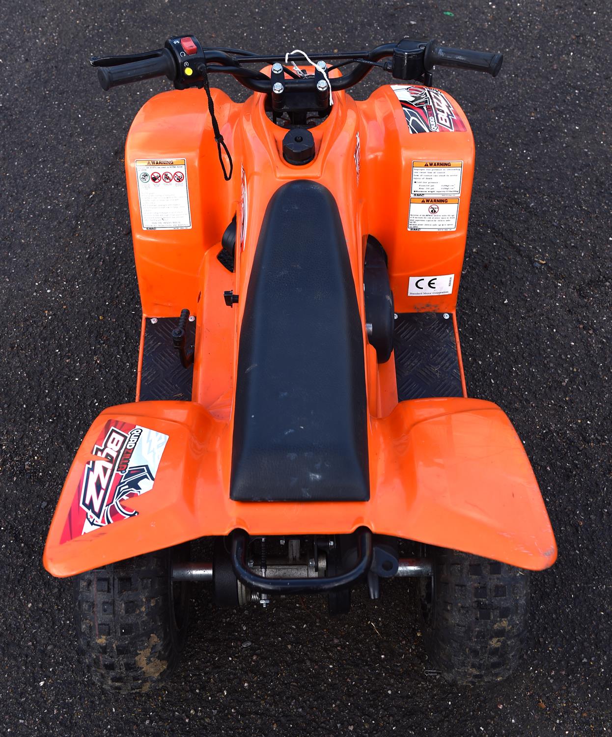 Buzz Quadzilla 50cc Quad bike. New battery fitted. Starts and runs well. A great first quad bike - Image 7 of 7
