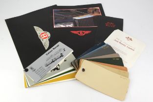 Collection of Bentley brochures and sale items - To include Range Eight, Mulsanne, Turbo R,