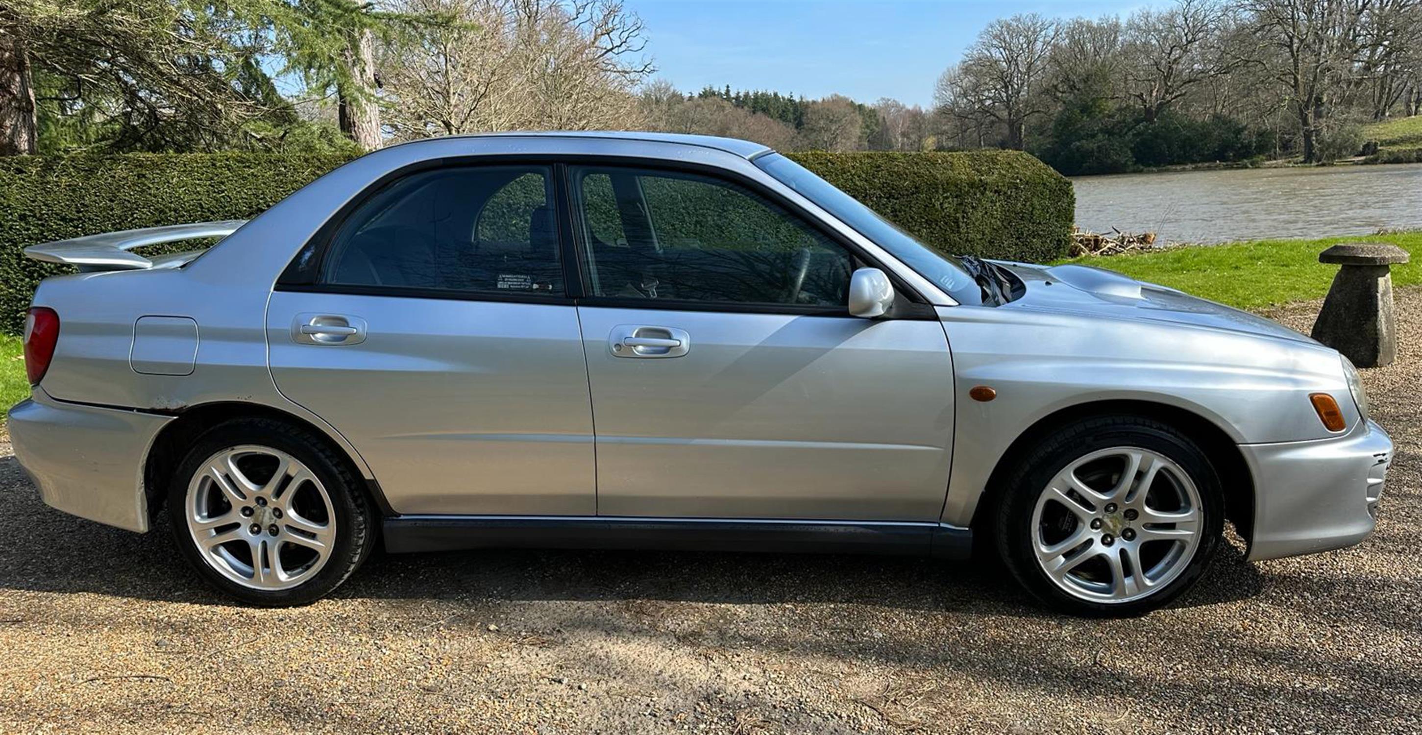 2002 Subaru Impreza 2.0 WRX AWD Turbo 4-dr Saloon. Registration: FY52 EUX. Finished in Silver. - Image 11 of 16