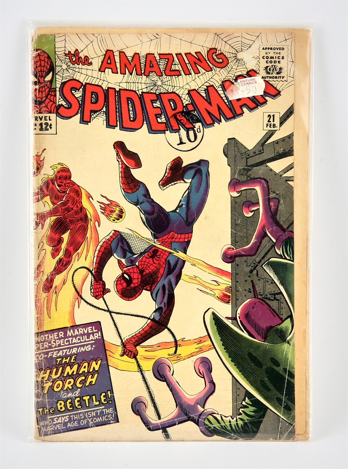 Marvel Comics: The Amazing Spider-Man No. 21 (1965). The Amazing Spider-Man (Peter Parker) is an