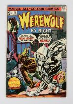 Marvel Comics: Werewolf By Night No. 32 featuring the 1st appearance of Moon Knight (1975).