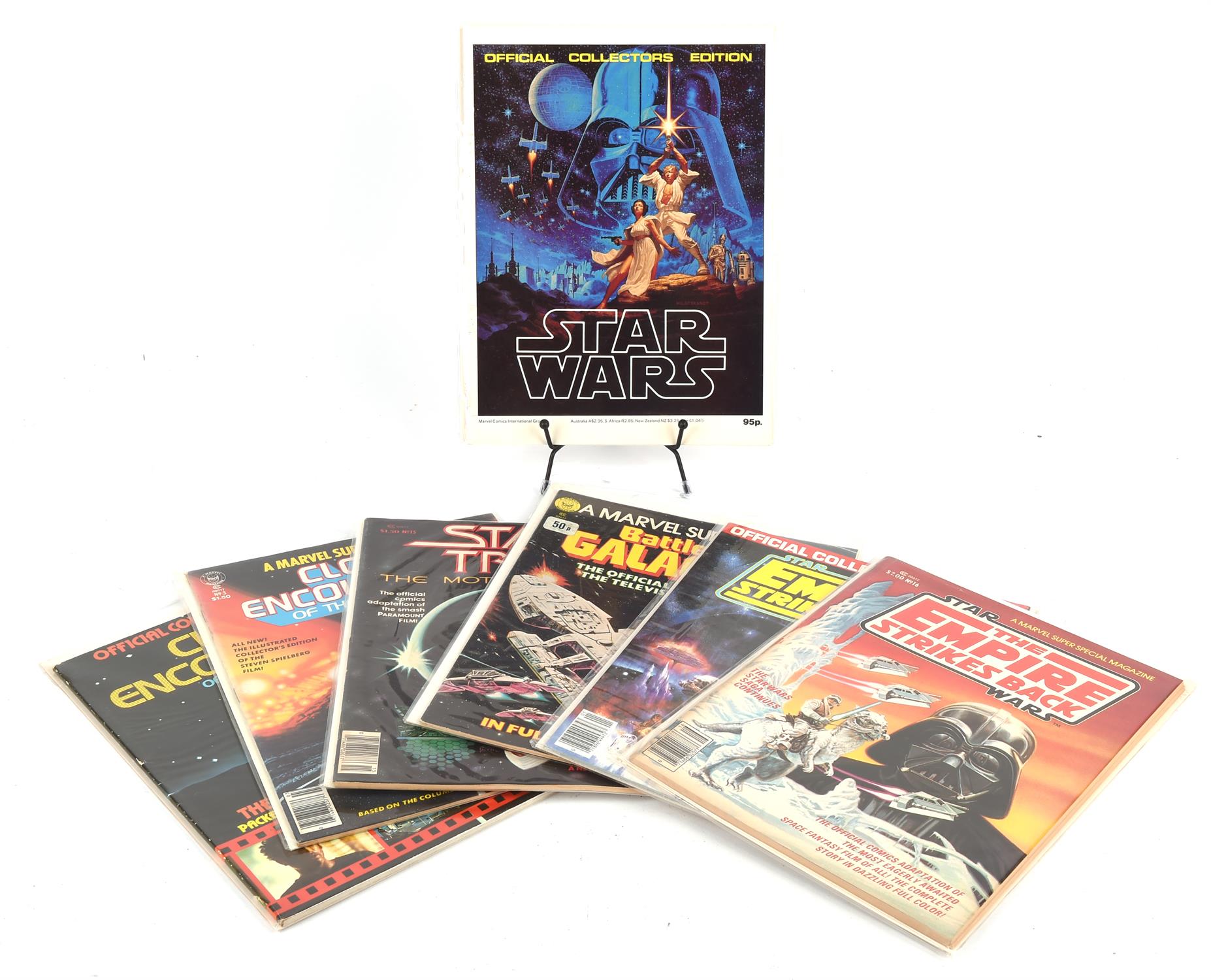 Star Wars Official Collectors Movie guides by Marvel comics, Lucasfilm, with other assorted