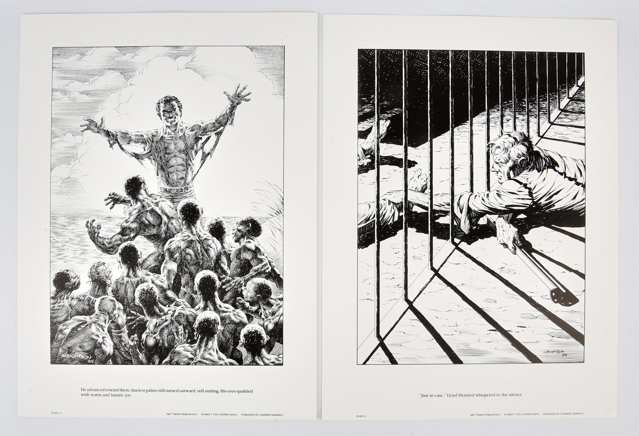 Stephen Kings “The Stand” Portfolio, with illustrations by Berni Wrightson. Signed and Numbered. - Image 3 of 3