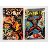 Marvel Comics: Sub-Mariner, a group of 2 comics featuring key 1st appearance (1968).