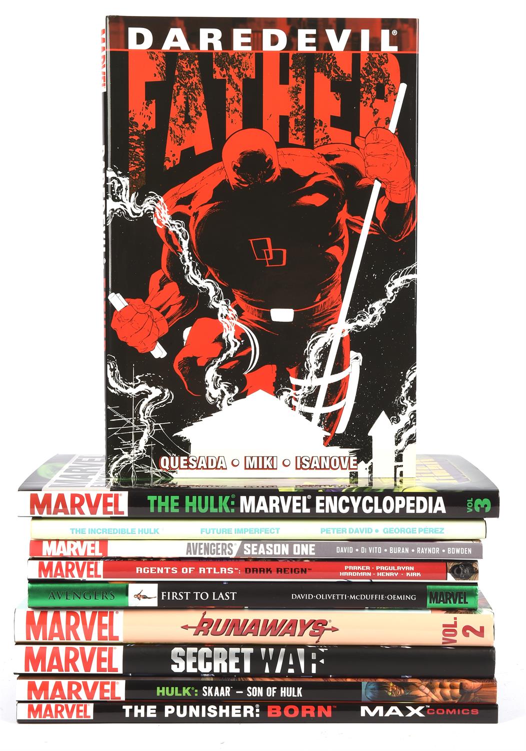 Marvel Super-Hero Hardcover Graphic Novels: X16 Marvel Hardcover 1st edition and 1st print graphic - Image 2 of 2