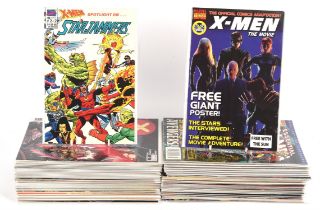 Marvel comics: The X-men. A group of seventy-one (71) comic books (1988 - 2007). A collection of