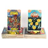 DC Comics: The Teen Titans. A group of forty-four (44) comic book issues (1981 - 1986).