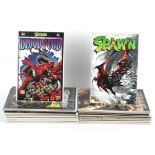 Image Comics: Spawn. A group of fifty-three (53) copper-age comic book issues (1994-2021).