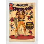 Marvel Comics: The Amazing Spider-Man No. 47 featuring key appearance of the Kraven (1967).