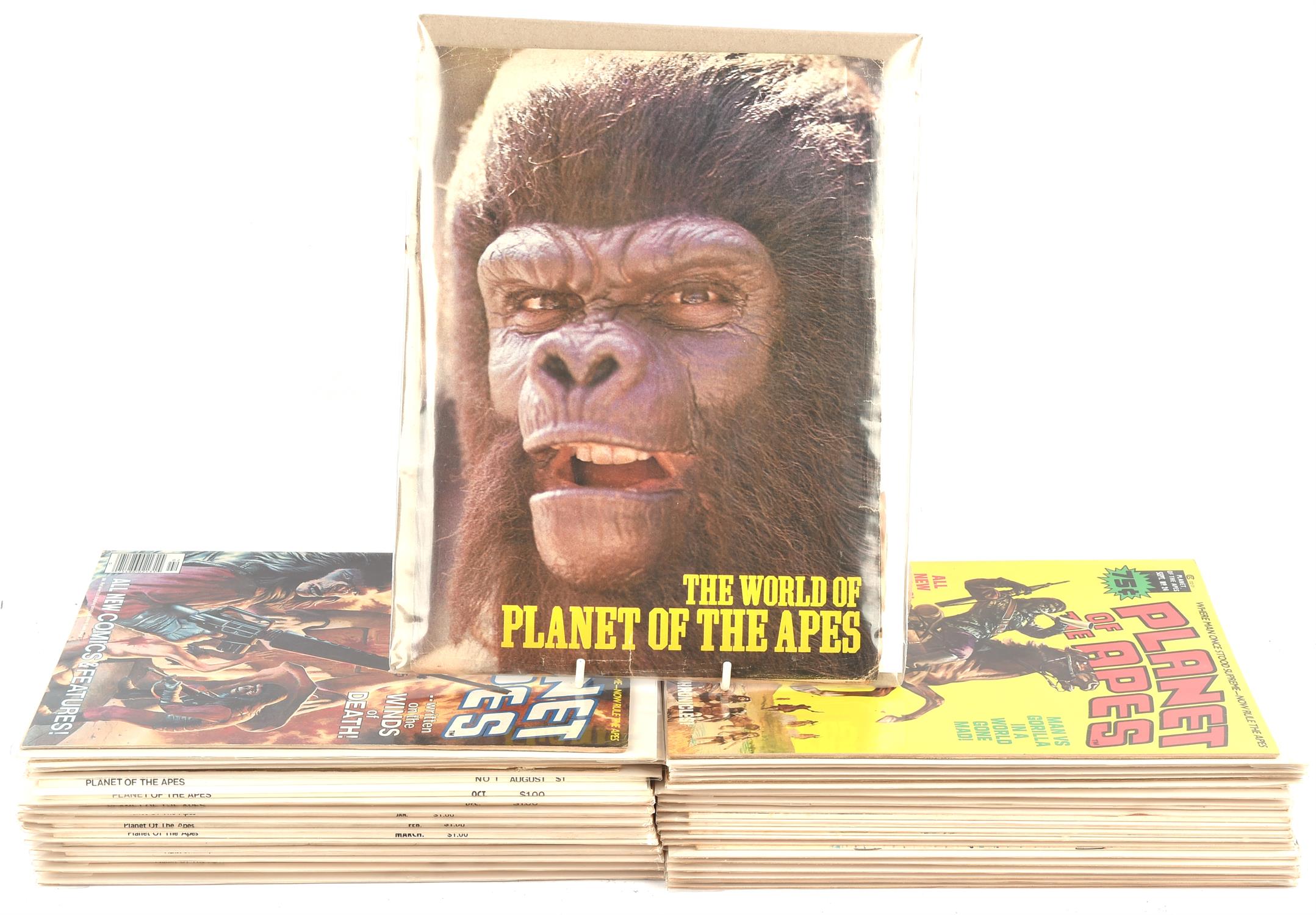 Marvel Comics: Planet of the Apes magazine US edition (1974 -1977). A group of thirty-two(32)