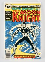 Marvel Comics: Marvel spotlight on Moon Knight featuring the 1st solo Moon Knight story (1976).