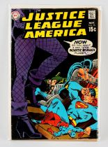 DC Comics: Justice League of America No. 75 featuring the 1st appearance of silver age Black Canary
