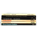 Science-fiction artbooks: A group of eleven (11) hardcover vintage science fiction artbooks and