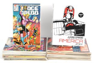 2000AD Comics: A group of forty-four (44) Bronze-age comic book issues (1984-2017).