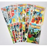 DC comics: Infinity Inc, a group of 17 issues (1984 onwards). A comics series from DC comics