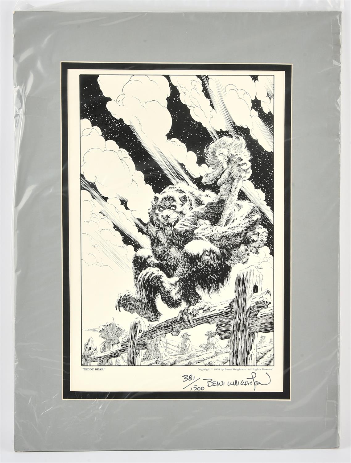 A collection of illustrated portfolios and art prints by Berni Wrightson. A collection of with - Image 6 of 6