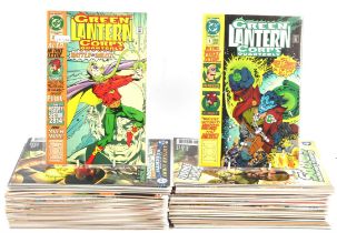 DC comics: Green Lantern. A group of sixty-seven (67) comic book issues (1977-2013).
