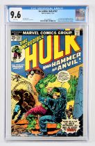 Marvel Comics: Incredible Hulk 182, (December 1974) CGC Universal Grade 9.6. White pages.