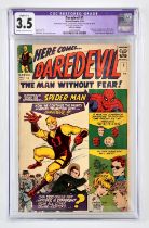 Marvel Comics: Daredevil No. 1, (April 1964) CGC Restored Grade 3.5 (Slight C-1) Cream to Off White