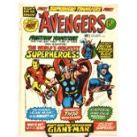 Marvel Comics: The Avengers weekly (UK) Issues No. 1,2 and 3 (1973). The 1st three issues of the