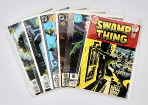DC comics: A collection of 7 Saga of the Swamp Thing Key issues (1986 – 1996). The Swamp Thing is