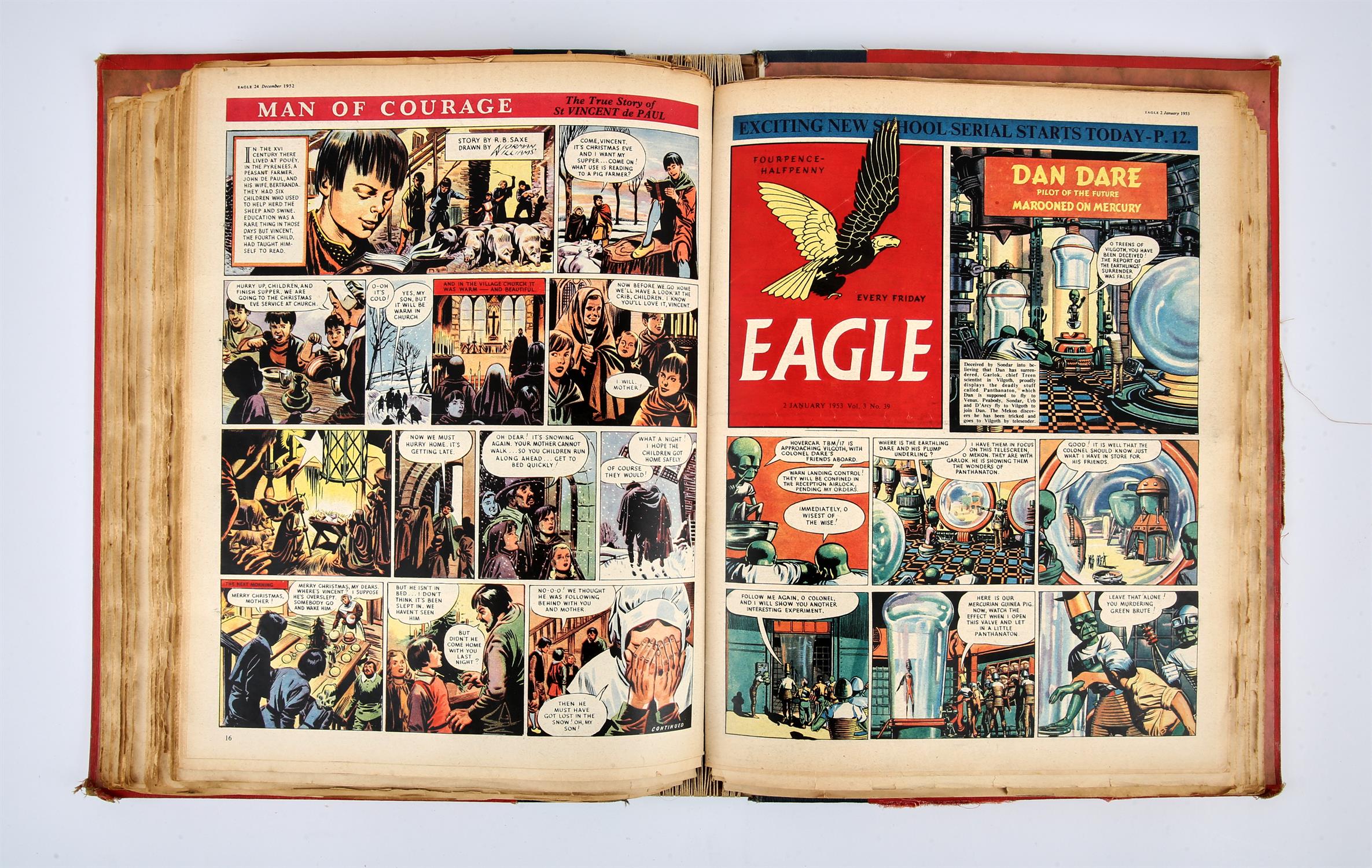 Eagle comics: a complete binder of volume 3 (1952 – 1953) and some additional issues. - Image 4 of 4