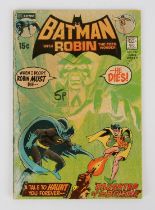 DC Comics: Batman No. 232 featuring the 1st appearance of Ra’s Al Ghul (1971). Featuring the 1st
