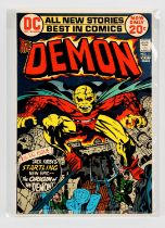 DC comics: The Demon No.1 featuring 1st appearance and origin (1972). This lot features: The Demon