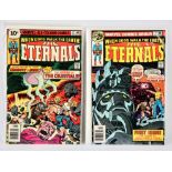 Marvel Comics: the Eternals Nos 1 & 2 (1976). Featuring the 1st appearance of the Eternals and the