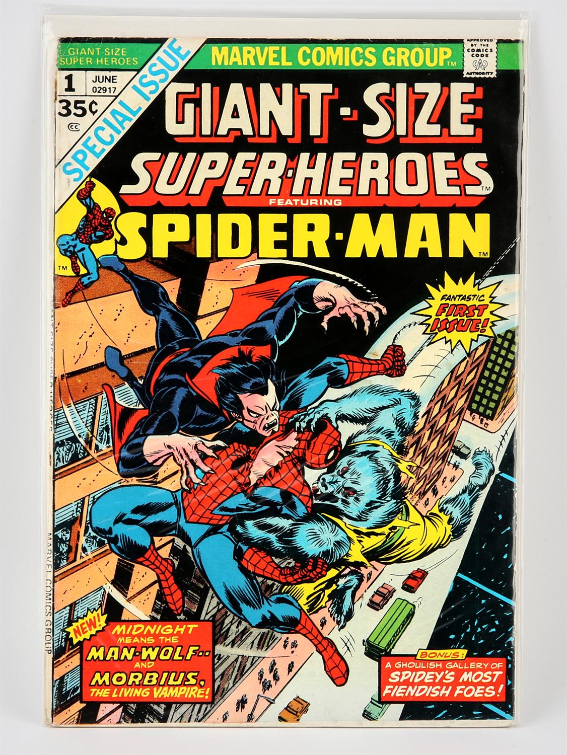 Marvel Comics: Giant-Size Super-Heroes Featuring Spider-Man No. 1 (1971). First issue.