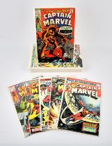 Marvel Comics: A collection of 22 Captain Marvel issues (1969 onwards). This lot features: Captain