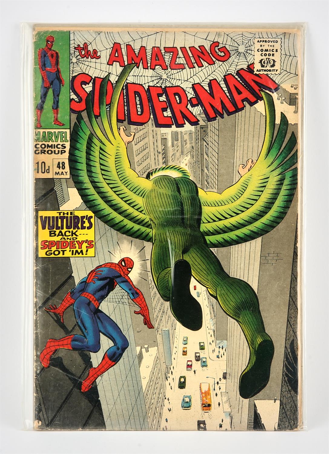 Marvel Comics: The Amazing Spider-Man No. 48 featuring the 1st appearance of the New Vulture