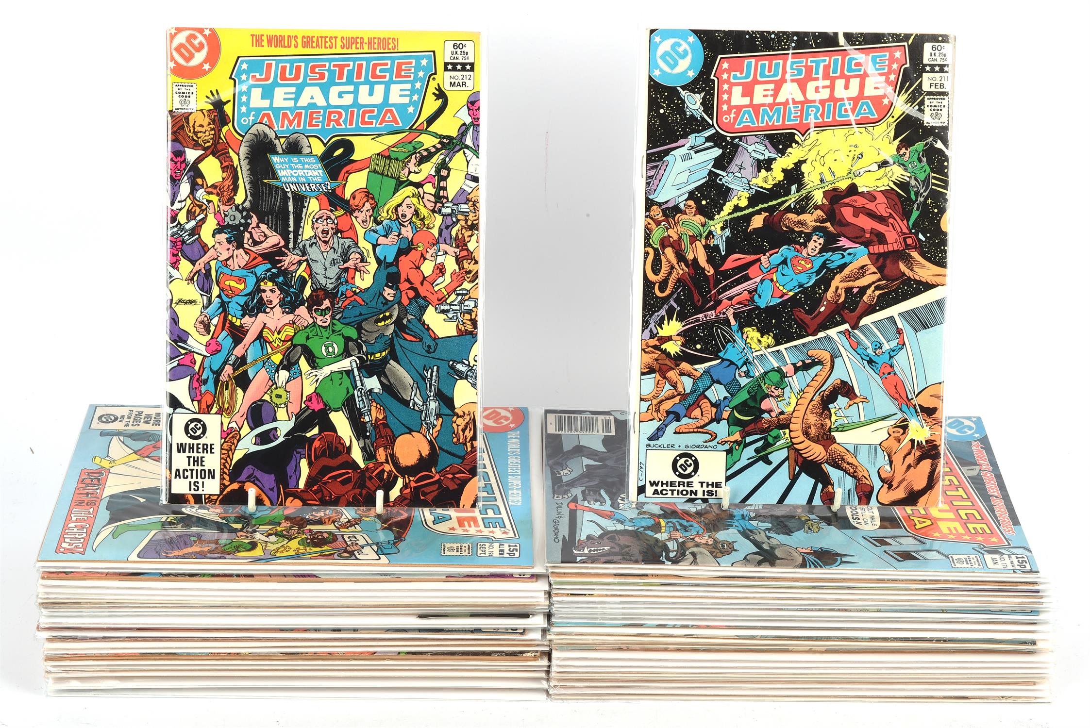 DC Comics: A Justice League of America Collection. A group of forty-eight (48) Silver and