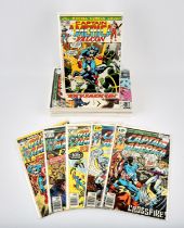 Marvel Comics: A collection of 23 Captain America issues featuring 1st appearances of major Marvel