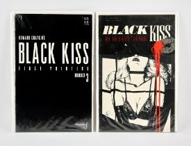 Erotic Comics / Vortex comics: Black Kiss. A group of 3 Black Kiss comics featuring the first 3