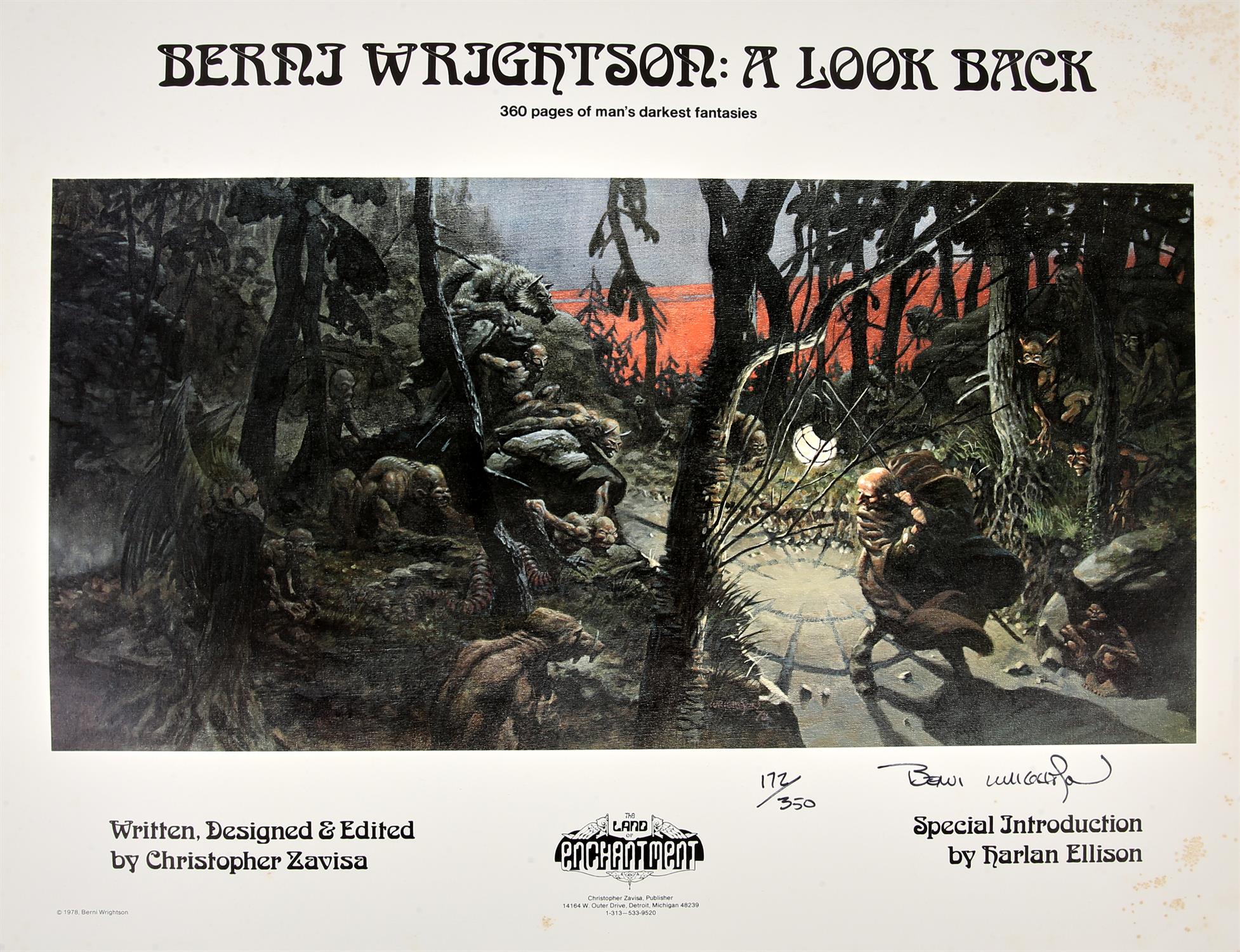 A collection of signed Comic Book posters, signed Berni Wrightson art prints and ephemera, - Bild 4 aus 6