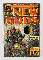 DC comics: New Gods No.1 by Jack Kirby (1971). The New Gods are an alien race appearing in the DC